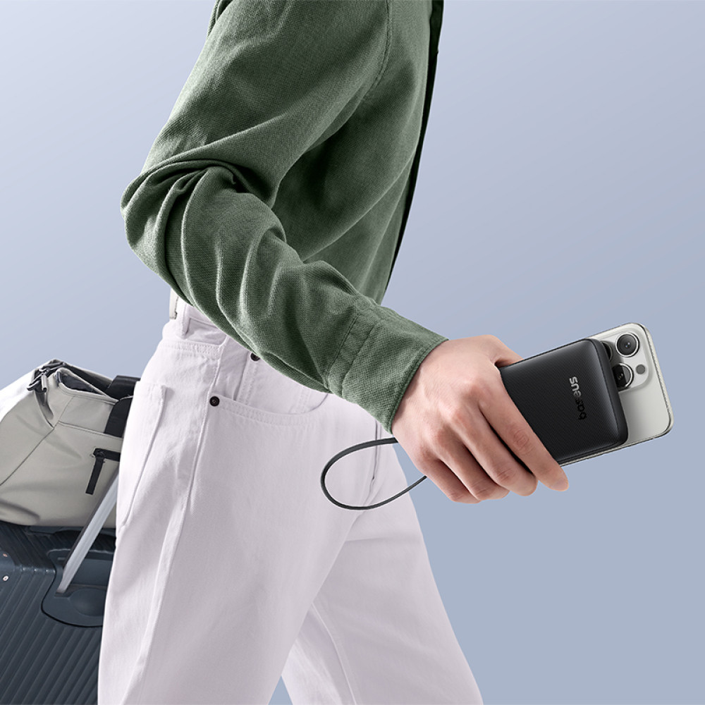 Външна батерия BASEUS - 10 000 mAh, 20W + Type-C, Bipow 2 (P10077101113-00)