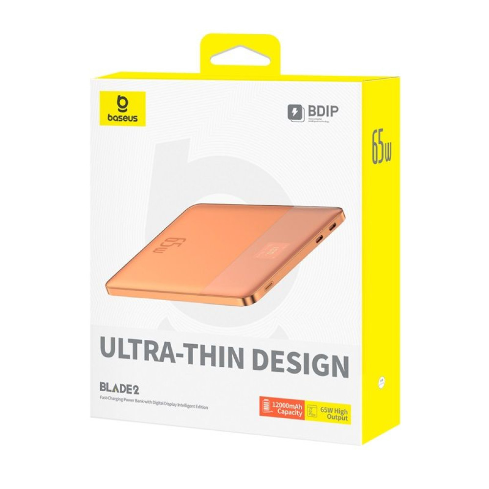 Външна батерия BASEUS - 12 000 mAh, 65W, Blade 2 (P10063801733-00) Външна батерия BASEUS - 12 000 mAh, 65W, Blade 2 (P10063801733-00)