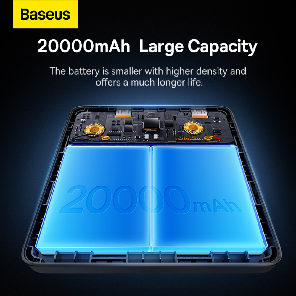 Външна батерия BASEUS - 20 000 mAh, 100W, Blade H1 (P10021604123-00) Външна батерия BASEUS - 20 000 mAh, 100W, Blade H1 (P10021604123-00)