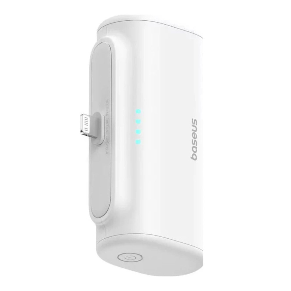 Външна батерия BASEUS Compact Series + Lightning  - 5000 mAh, 20W - (P10068307213-00)