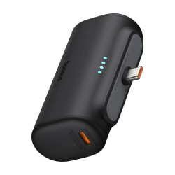 Външна батерия BASEUS Compact Series + USB-C - 5000 mAh, 20W - (P10068306113-00)