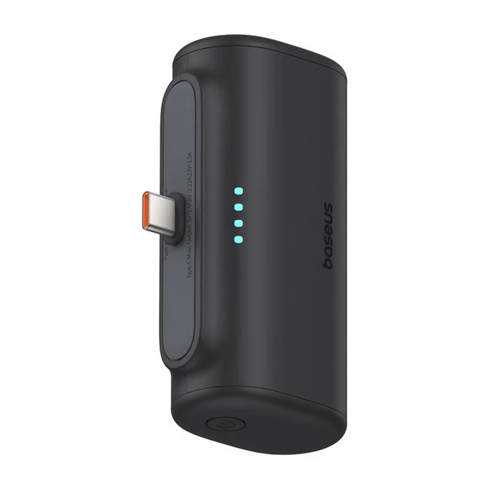 Външна батерия BASEUS Compact Series + USB-C - 5000 mAh, 20W - (P10068306113-00) Външна батерия BASEUS Compact Series + USB-C - 5000 mAh, 20W - (P10068306113-00)