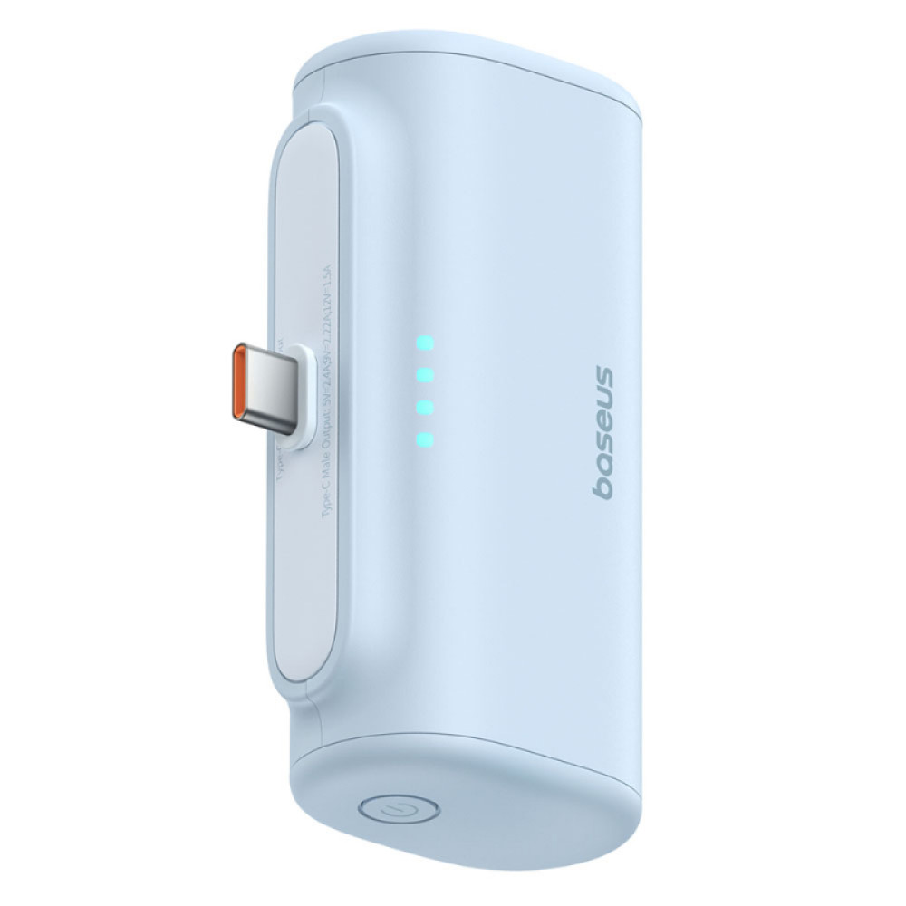 Външна батерия BASEUS Compact Series + USB-C - 5000 mAh, 20W - (P10068306313-00) Външна батерия BASEUS Compact Series + USB-C - 5000 mAh, 20W - (P10068306313-00)