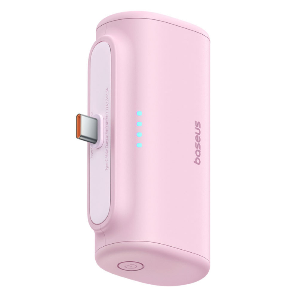 Външна батерия BASEUS Compact Series + USB-C - 5000 mAh, 20W - (P10068306413-00) Външна батерия BASEUS Compact Series + USB-C - 5000 mAh, 20W - (P10068306413-00)