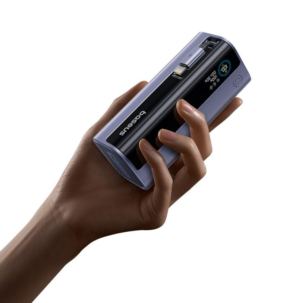 Външна батерия BASEUS - 10 000 mAh, 100W + вграден кабел Type-C, EnerGeek GR11 (E0027A01) Външна батерия BASEUS - 10 000 mAh, 100W + вграден кабел Type-C, EnerGeek GR11 (E0027A01)