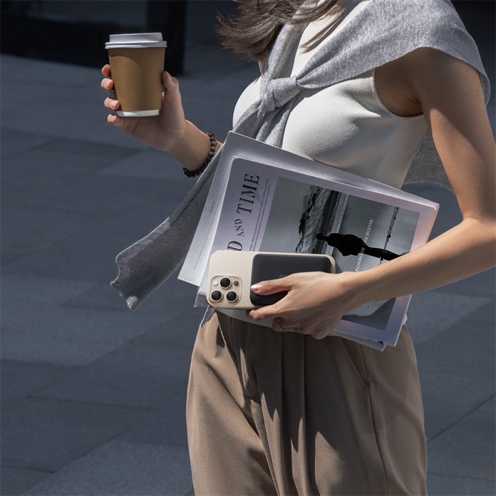 Безжична външна батерия BASEUS EnerFill FM11 Magnetic - 10 000 mAh, 22.5W - (P1008210E123-00)