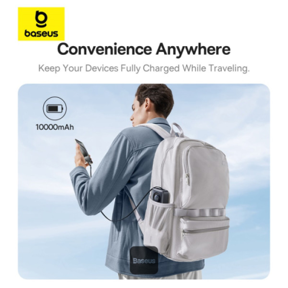 Външна батерия BASEUS - 10 000 mAh, 30W, Free2Pull (P10073701123-00) Външна батерия BASEUS - 10 000 mAh, 30W, Free2Pull (P10073701123-00)