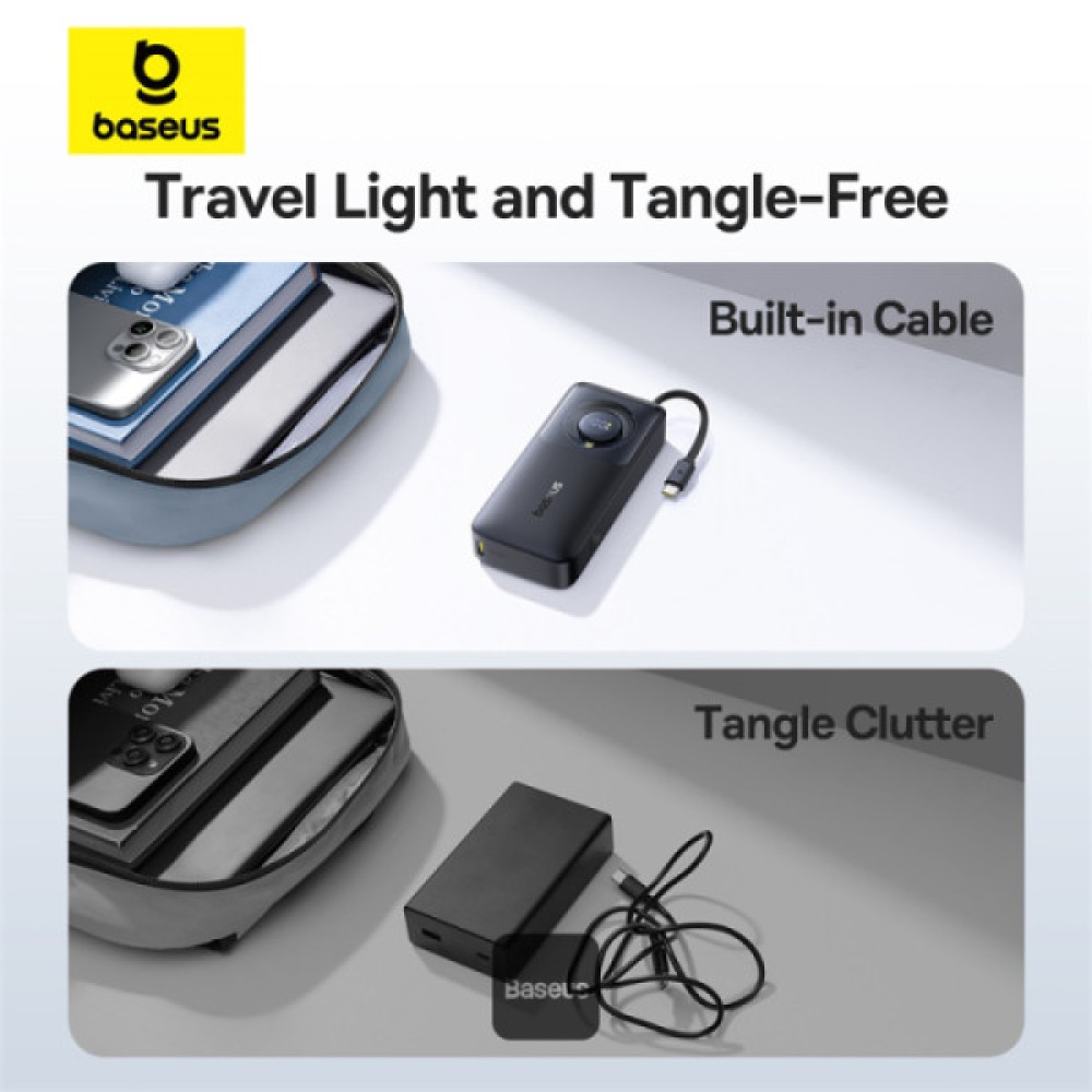 Външна батерия BASEUS - 10 000 mAh, 30W, Free2Pull (P10073701123-00) Външна батерия BASEUS - 10 000 mAh, 30W, Free2Pull (P10073701123-00)