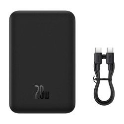 Безжична външна батерия BASEUS Magnetic Mini Wireless - 20 000 mAh, 20W - (PPCX150001) Безжична външна батерия BASEUS Magnetic Mini Wireless - 20 000 mAh, 20W - (PPCX150001)