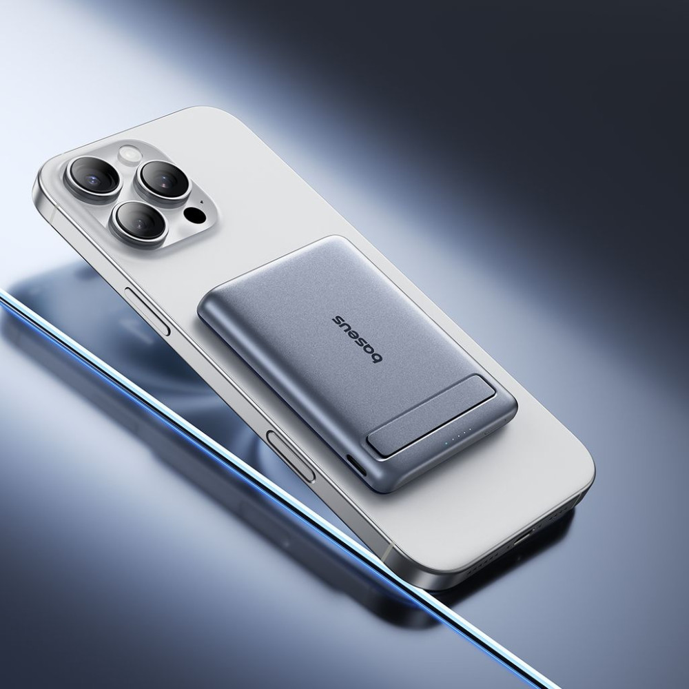 Безжична външна батерия BASEUS PicoGo AM31 Ultra-mini Qi2 Magnetic - 5 000 mAh, 20W - (P1007680B813-00)