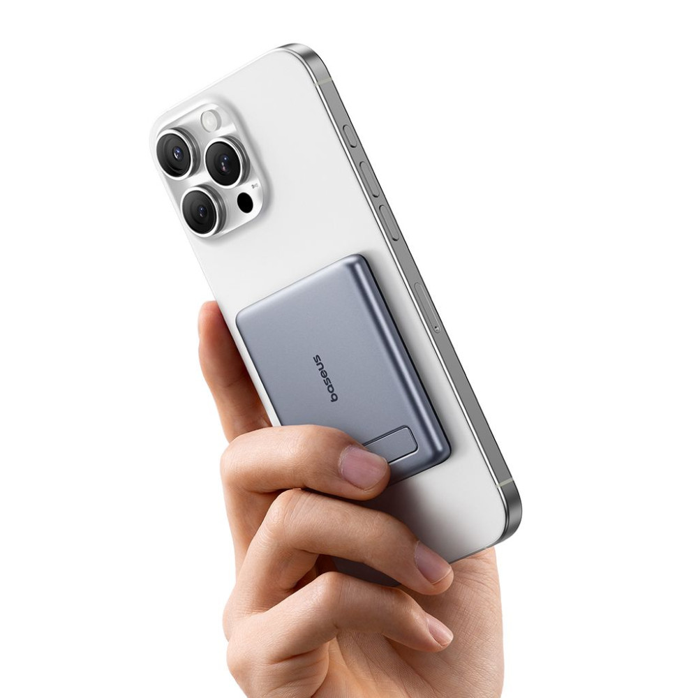 Безжична външна батерия BASEUS PicoGo AM31 Ultra-mini Qi2 Magnetic - 5 000 mAh, 20W - (P1007680B813-00)