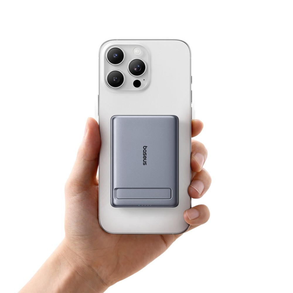 Безжична външна батерия BASEUS PicoGo AM31 Ultra-mini Qi2 Magnetic - 5 000 mAh, 20W - (P1007680B813-00)