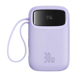Външна батерия BASEUS - 10 000 mAh, 30W + 2 x Type-C, Q pow 2 (P10055008513-00) Външна батерия BASEUS - 10 000 mAh, 30W + 2 x Type-C, Q pow 2 (P10055008513-00)