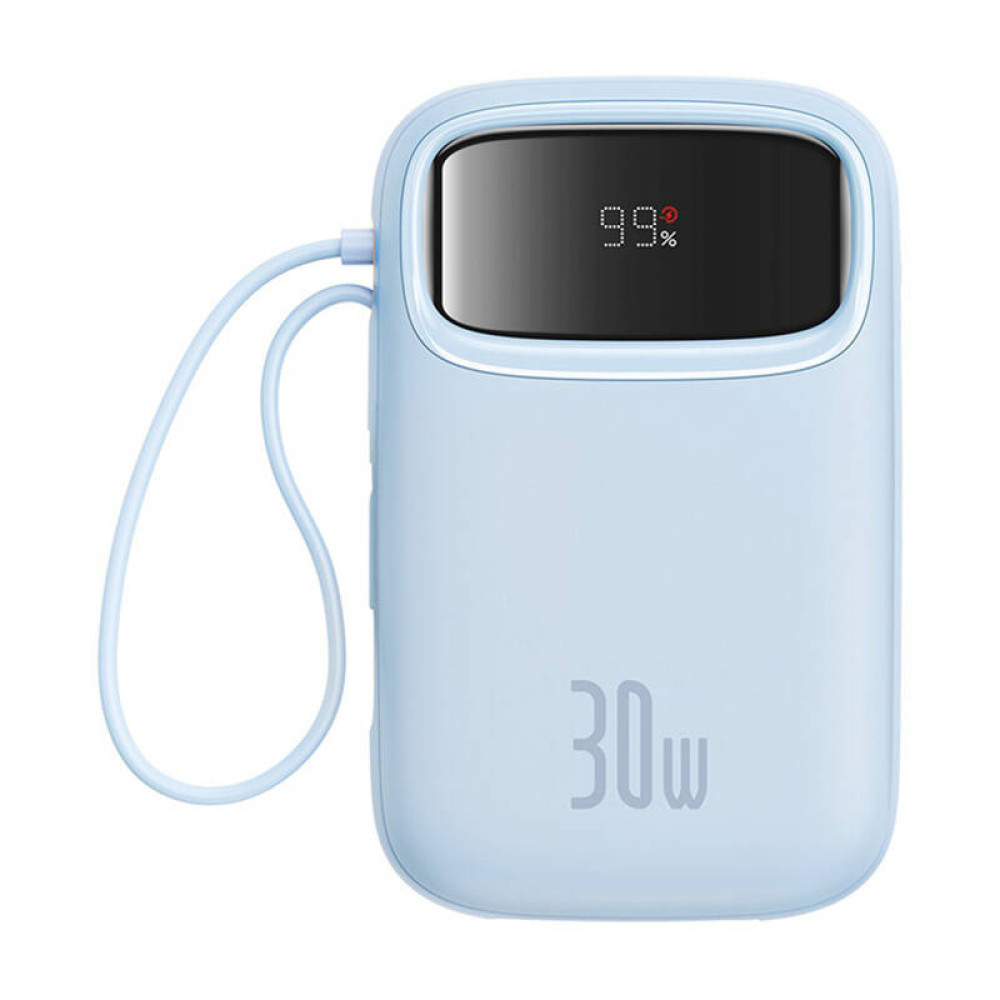 Външна батерия BASEUS - 10 000 mAh, 30W + 2 x Type-C, Q pow 2 (P10055008313-00) Външна батерия BASEUS - 10 000 mAh, 30W + 2 x Type-C, Q pow 2 (P10055008313-00)