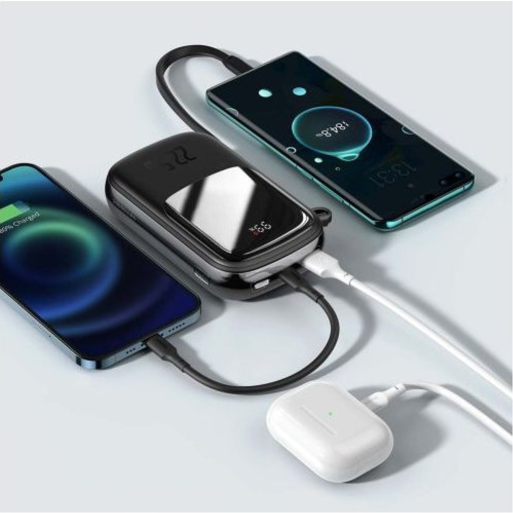 Външна батерия BASEUS - 10 000 mAh, 22.5W + Type-C, Q pow Pro (PPQD060101)