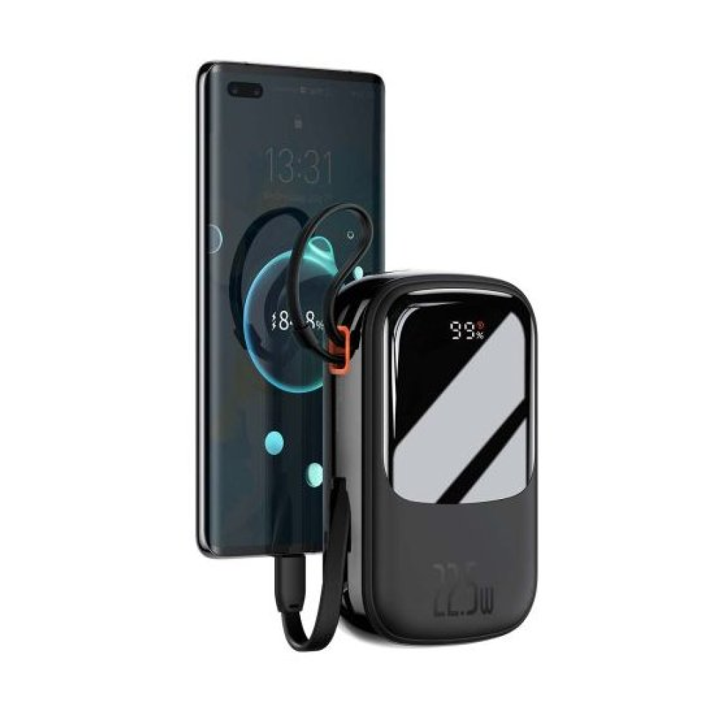 Външна батерия BASEUS - 10 000 mAh, 22.5W + Type-C, Q pow Pro (PPQD060101)