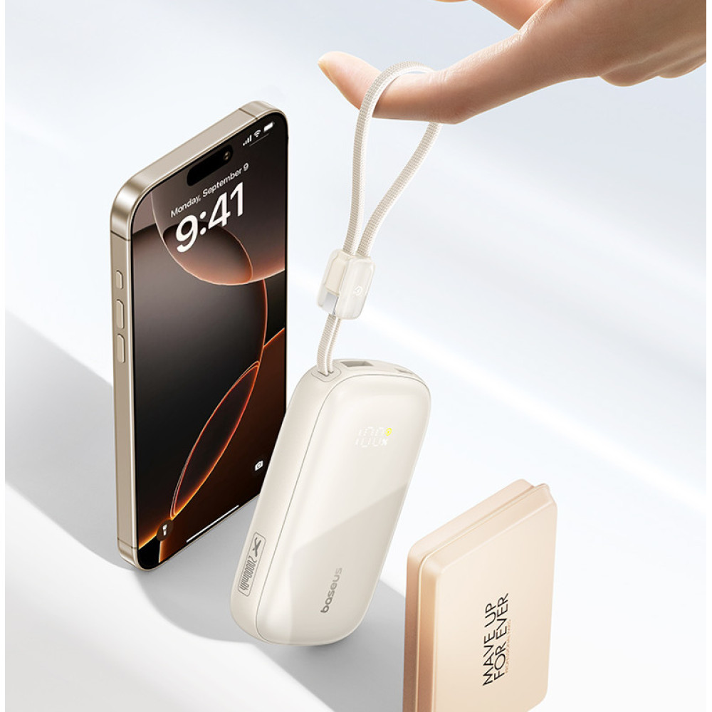  Външна батерия BASEUS - 20 000 mAh, 45W+вграден кабел C+L, EnerFill FC21 Qpow 3 Ultra (E0027P01)