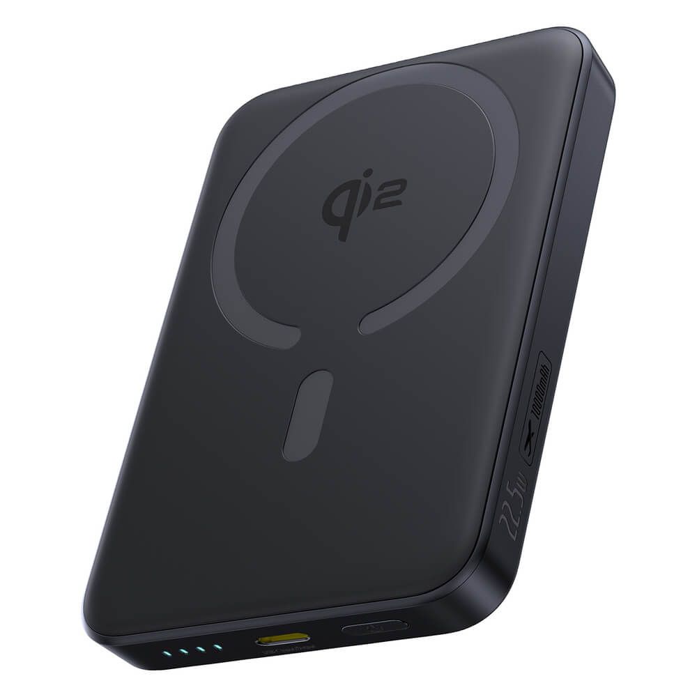 Безжична външна батерия BASEUS Magnetic Qi EnerFill FM12 - 10 000 mAh, 22.5W - (E0028500)