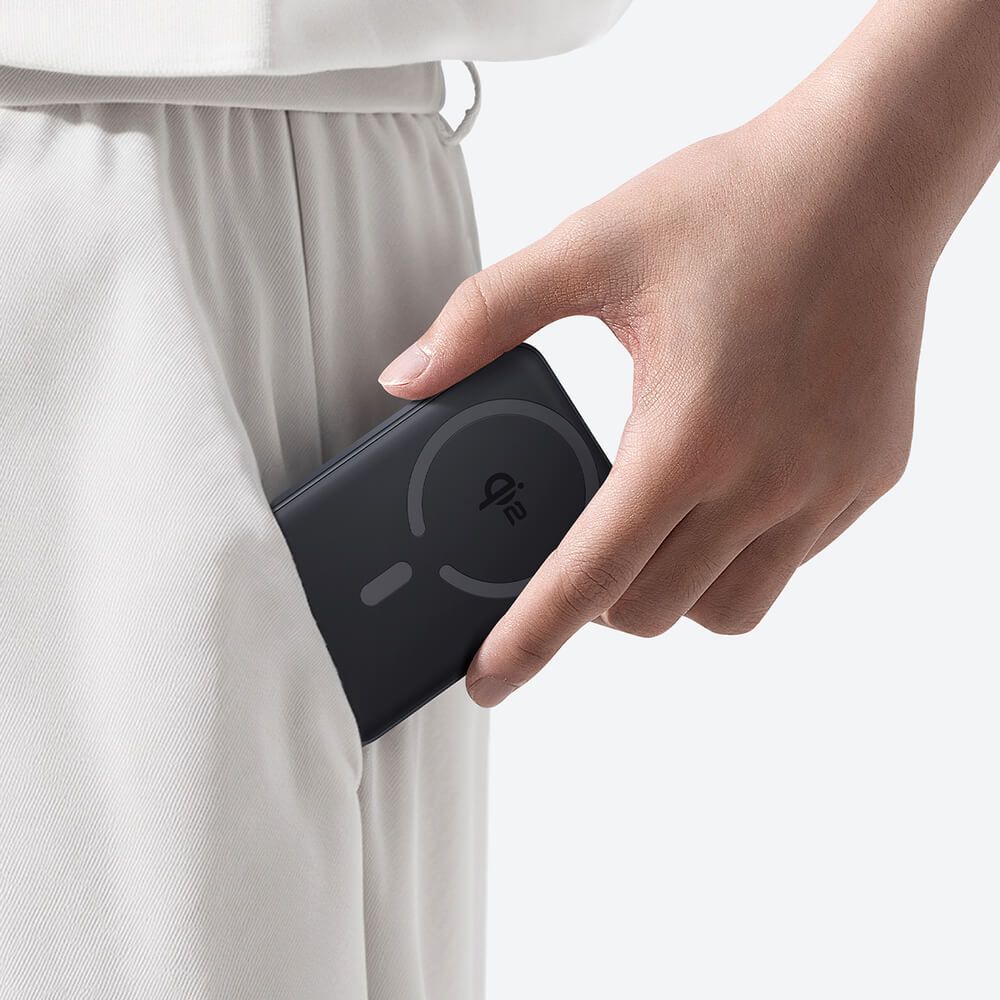 Безжична външна батерия BASEUS Magnetic Qi EnerFill FM12 - 10 000 mAh, 22.5W - (E0028500)