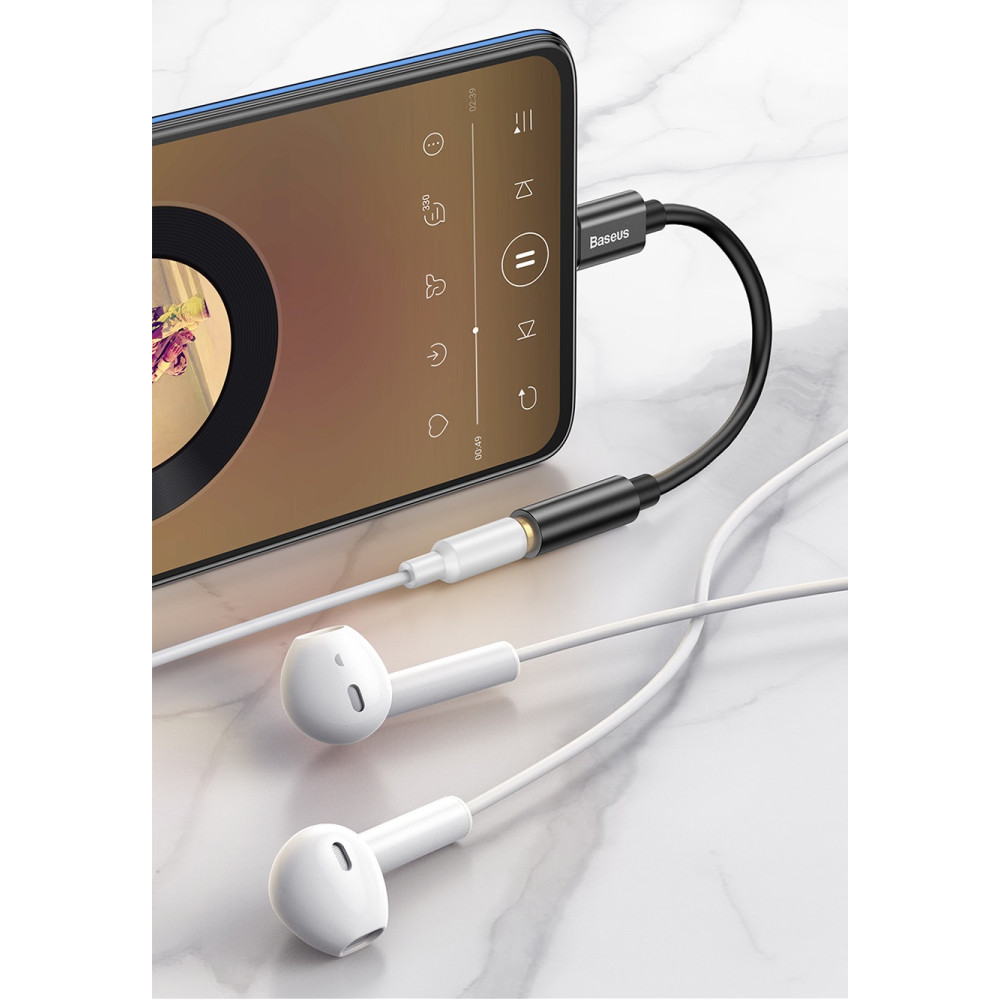 Преходник BASEUS от Type-C към 3.5mm (CATL54-0G)