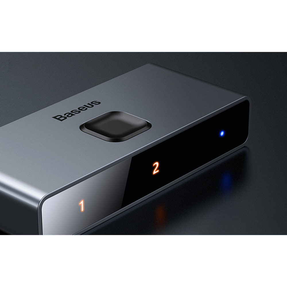 HDMI Сплитер / двупосочен превключвател BASEUS (CAHUB-BC0G)