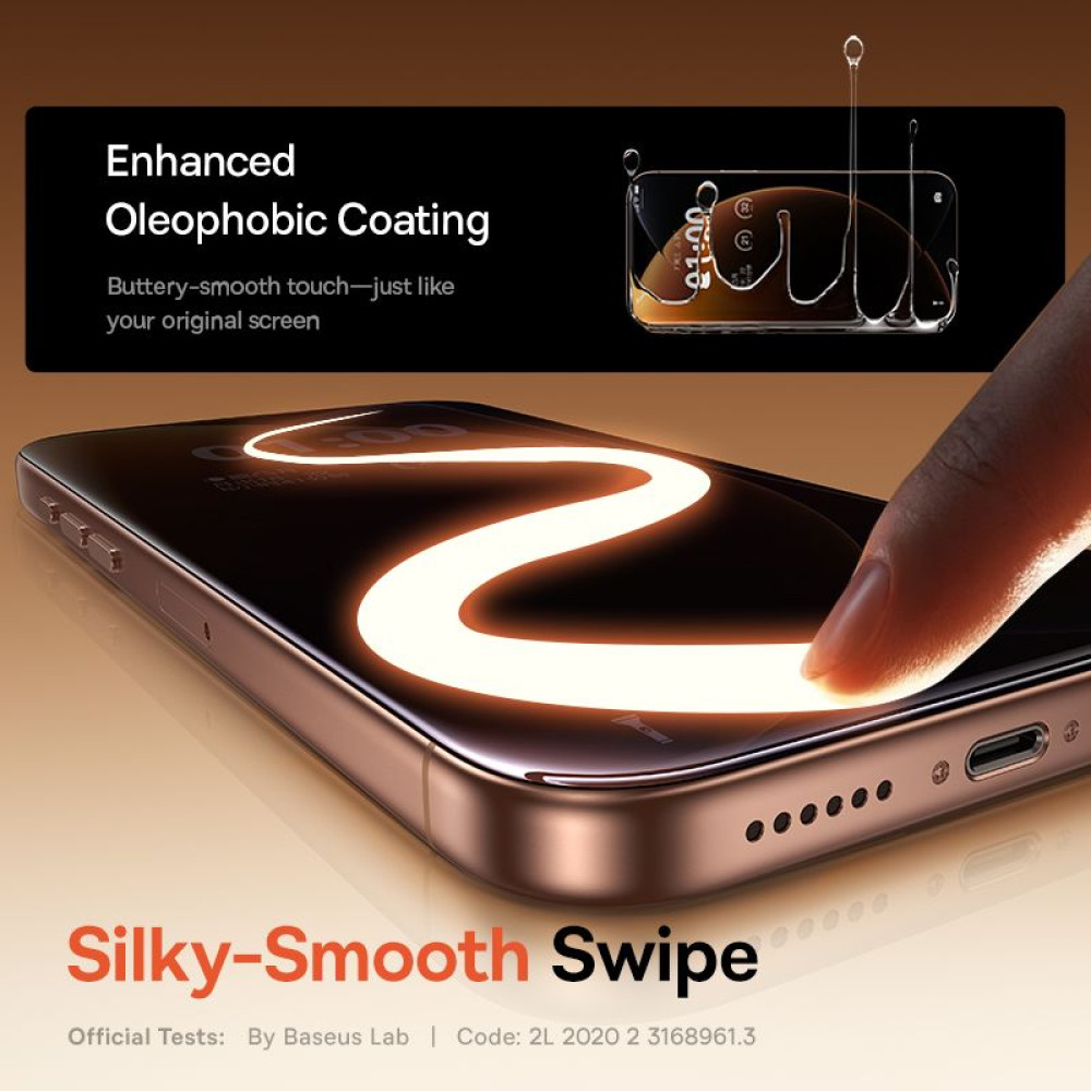 Стъклен протектор BASEUS - Superior HD за Apple iPhone 17 (P0048203) Стъклен протектор BASEUS - Superior HD за Apple iPhone 17 (P0048203)