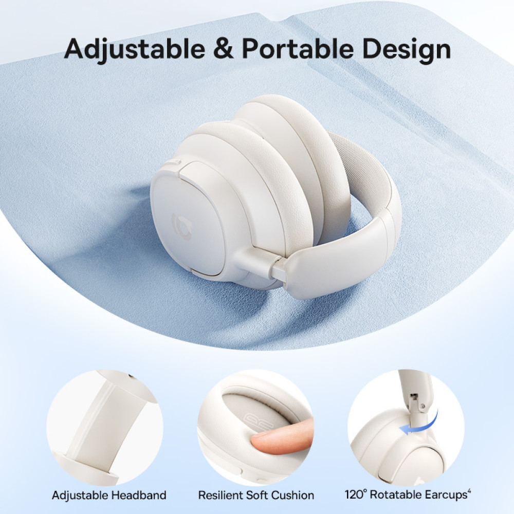 Bluetooth слушалки BASEUS Bowie H1 ANC Wireles (A0203702), OVER-EAR