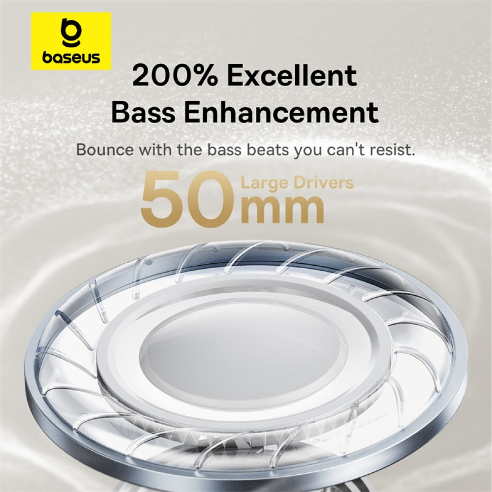 Bluetooth слушалки BASEUS HF Bowie 30 Max ANC (A00075500113-B1), OVER-EAR