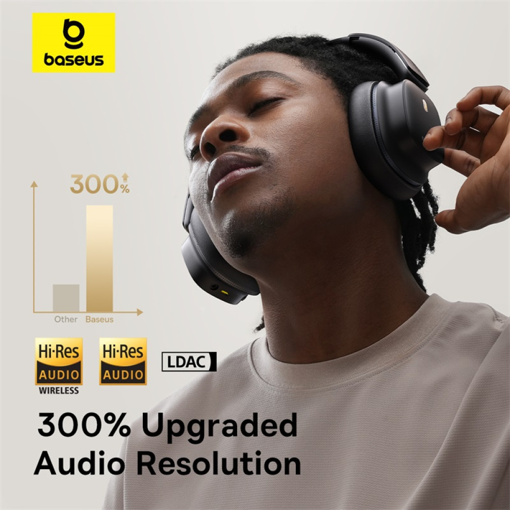 Bluetooth слушалки BASEUS HF Bowie 30 Max ANC (A00075500113-B1), OVER-EAR