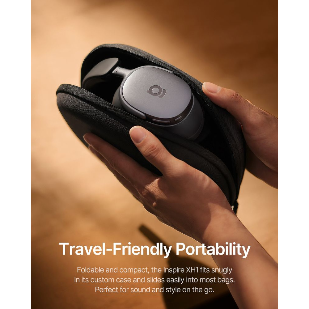 Bluetooth Слушалки Baseus Inspire XH1 Sound by Bose ANC Wireles (A00085701123-00), OVER-EAR