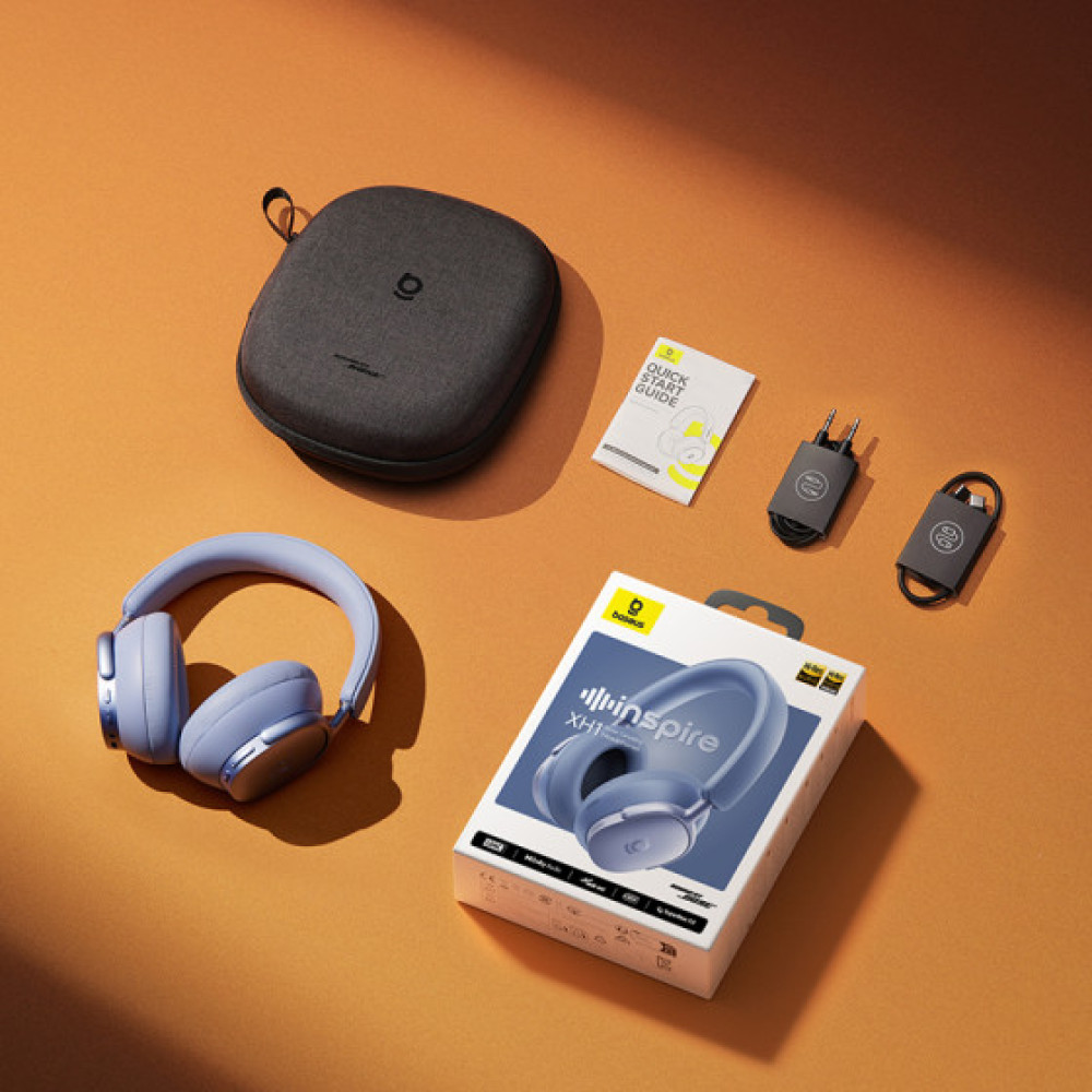 Bluetooth Слушалки Baseus Inspire XH1 Sound by Bose ANC Wireles (A0203601), OVER-EAR