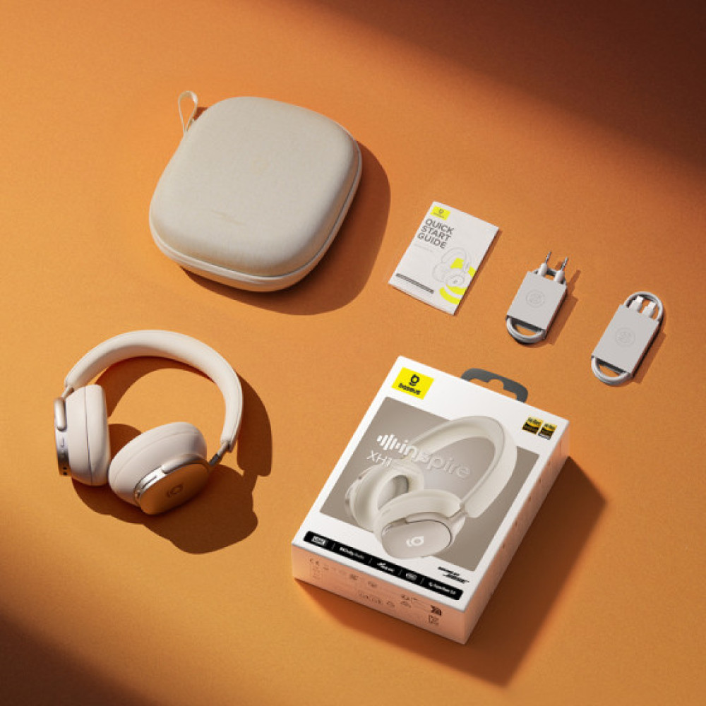 Bluetooth Слушалки Baseus Inspire XH1 Sound by Bose ANC Wireles (A00085701233-00), OVER-EAR
