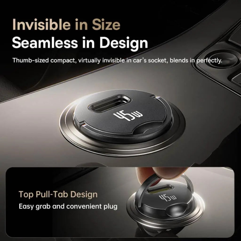 Зарядно за автомобил 12V Baseus - C0206800 45W, USB-C