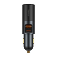 Зарядно за автомобил 12V BASEUS 120W, USB-A, USB-C + извод за запалка, Cigarette Lighter Expansion (CCBT-C0G) Зарядно за автомобил 12V BASEUS 120W, USB-A, USB-C + извод за запалка, Cigarette Lighter Expansion (CCBT-C0G)