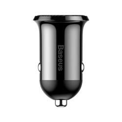 Зарядно за автомобил 12V BASEUS 24W, 4.8A - 2xUSB-A Grain Pro - (CCALLP-01)          Зарядно за автомобил 12V BASEUS 24W, 4.8A - 2xUSB-A Grain Pro - (CCALLP-01)