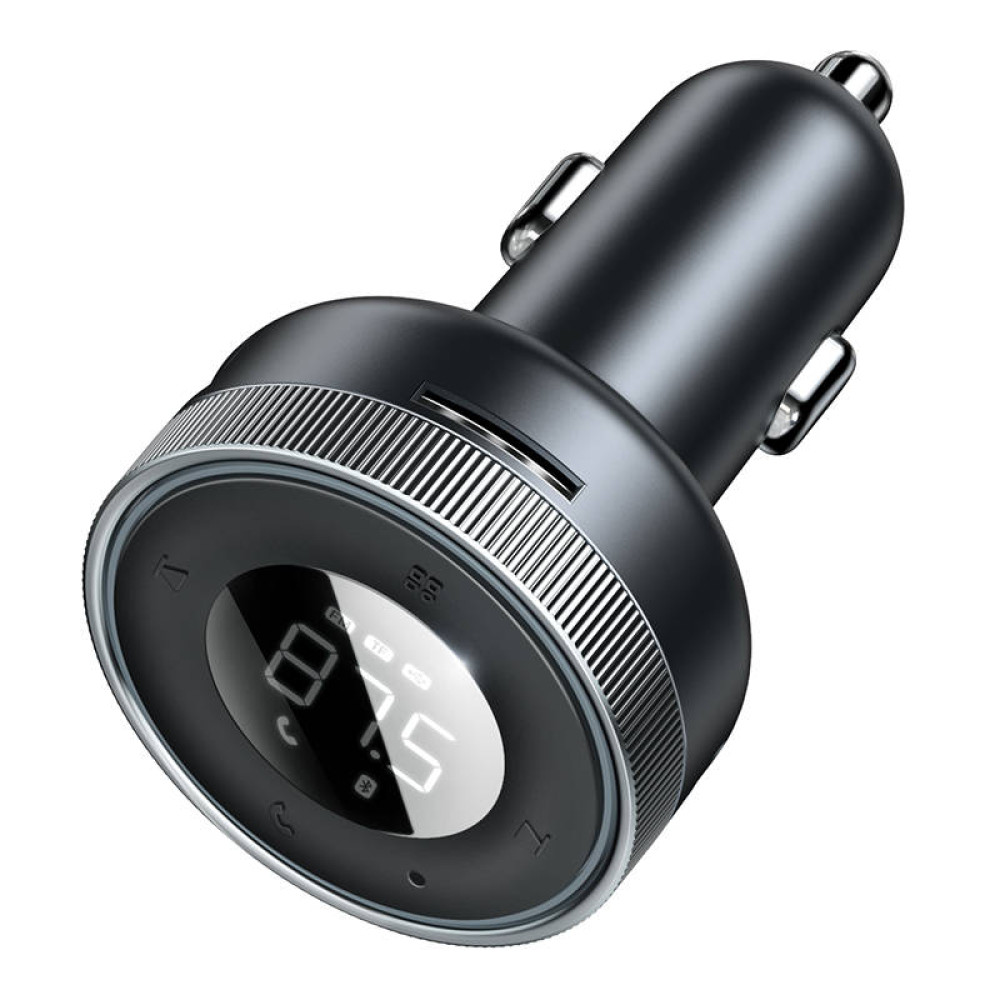 Трансмитер BASEUS - Enjoy Series (CCLH-01), MP3 Wireless 17W, 2xUSB-A,3.5mm, TF/Micro SD, 3.4A