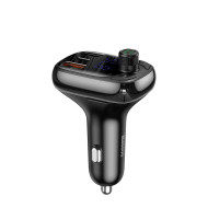 Трансмитер BASEUS 36W - (CCTM-B01), MP3 Wireless, USB-C, 2xUSB-A, Micro SD, T-typed S-13  / CCMT000101 Трансмитер BASEUS 36W - (CCTM-B01), MP3 Wireless, USB-C, 2xUSB-A, Micro SD, T-typed S-13  / CCMT000101