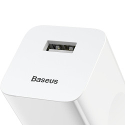 Зарядно устройство 220V BASEUS 24W, USB-A, 3A, (CCALL-BX02)