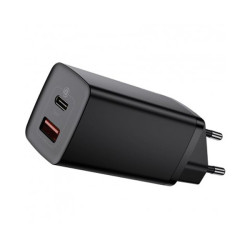  Зарядно устройство 220V BASEUS 65W, USB-A, USB-C, GaN2 Lite (CCGAN2L-B01)