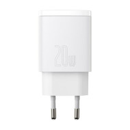   Зарядно устройство 220V BASEUS 20W, USB-A, USB-C, 3A, Compact (CCXJ-B02) 
