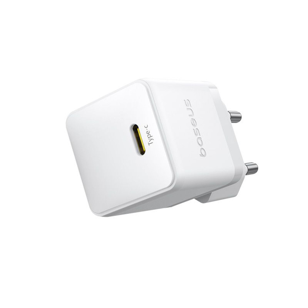 Зарядно устройство BASEUS 30W, 220V, USB-C - Palm fast + кабел (P10111605213-01)