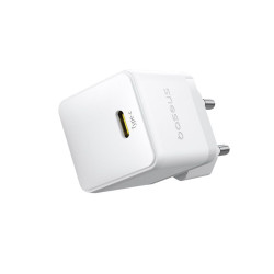 Зарядно устройство BASEUS 30W, 220V, Palm fast, USB-C + кабел ype-C-Lightning (E0116400)