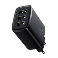 Зарядно устройство 220V BASEUS - Compact Quick (CCXJ020101) 17W, 3 x USB-A  Зарядно устройство 220V BASEUS - Compact Quick (CCXJ020101) 17W, 3 x USB-A