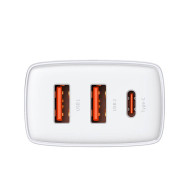 Зарядно устройство 220V BASEUS - Compact Quick (CCXJ-E02) 30W, 3A, 2 x USB-A , USB-C Зарядно устройство 220V BASEUS - Compact Quick (CCXJ-E02) 30W, 3A, 2 x USB-A , USB-C
