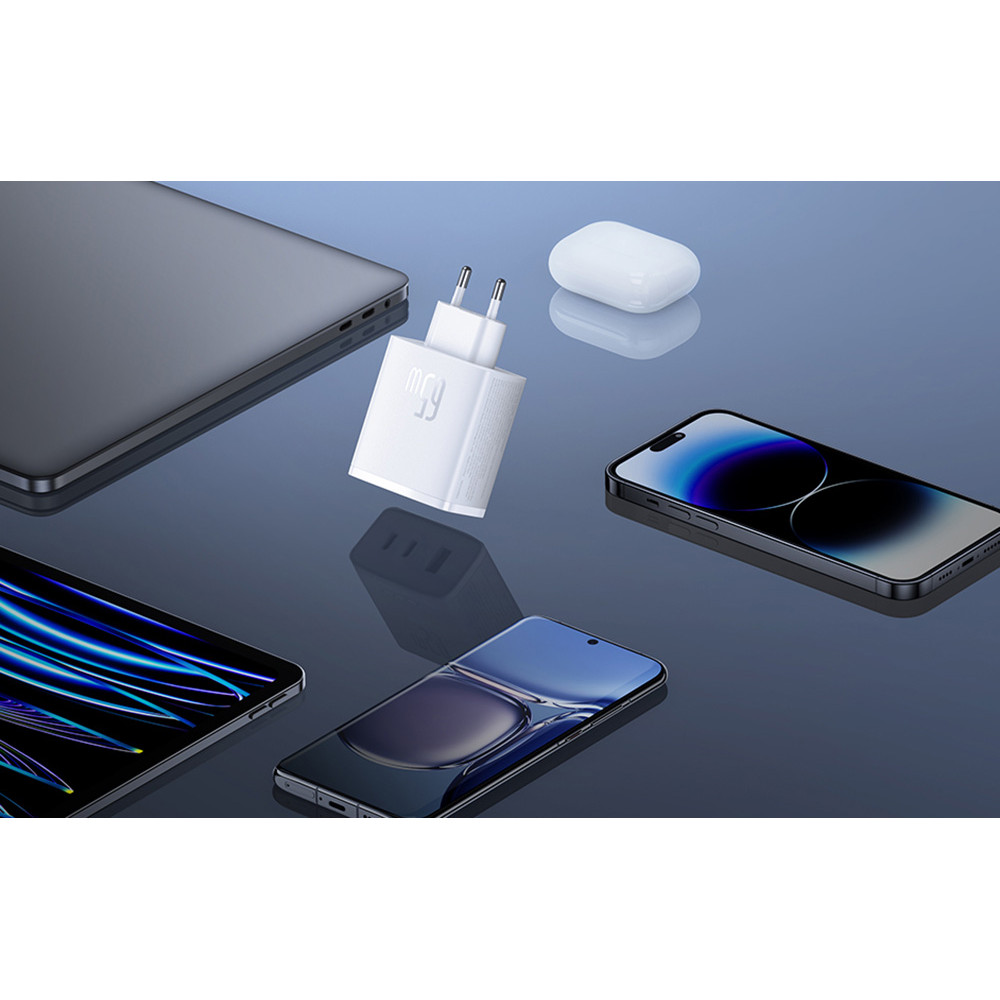 Зарядно устройство 220V BASEUS 65W, USB-A, 2xUSB-C, Cube Pro (P10152301213-00) Зарядно устройство 220V BASEUS 65W, USB-A, 2xUSB-C, Cube Pro (P10152301213-00)