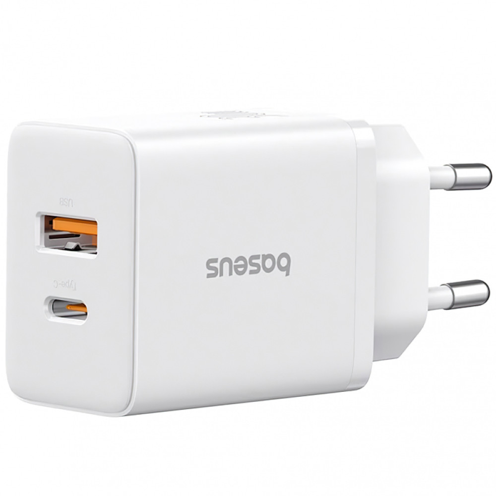 Зарядно устройство 220V BASEUS 30W, USB-A, USB-C, Cube Pro (P10111404213-00) Зарядно устройство 220V BASEUS 30W, USB-A, USB-C, Cube Pro (P10111404213-00)