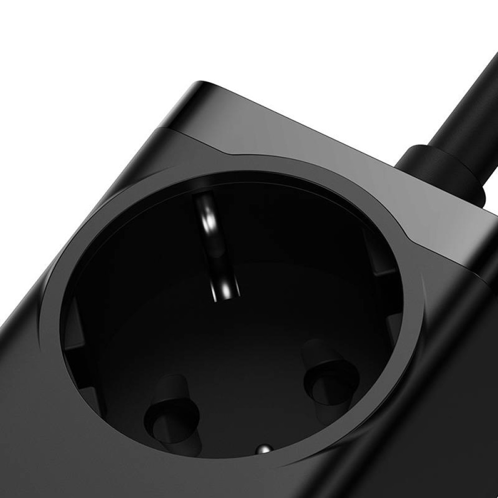 Зарядно устройство 220V BASEUS 65W, 2xUSB-A, 2xUSB-C, AC, GaN3 Pro (PSZM000901) 