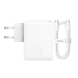 Зарядно устройство 220V BASEUS 100W, USB-A, USB-C, GaN5 Pro (CCGP090202) Зарядно устройство 220V BASEUS 100W, USB-A, USB-C, GaN5 Pro (CCGP090202)
