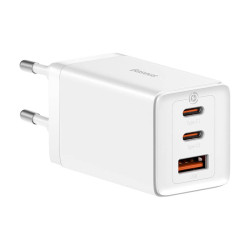 Зарядно устройство 220V BASEUS 65W, USB-A, 2xUSB-C, GaN5 Pro (CCGP120202) Зарядно устройство 220V BASEUS 65W, USB-A, 2xUSB-C, GaN5 Pro (CCGP120202)