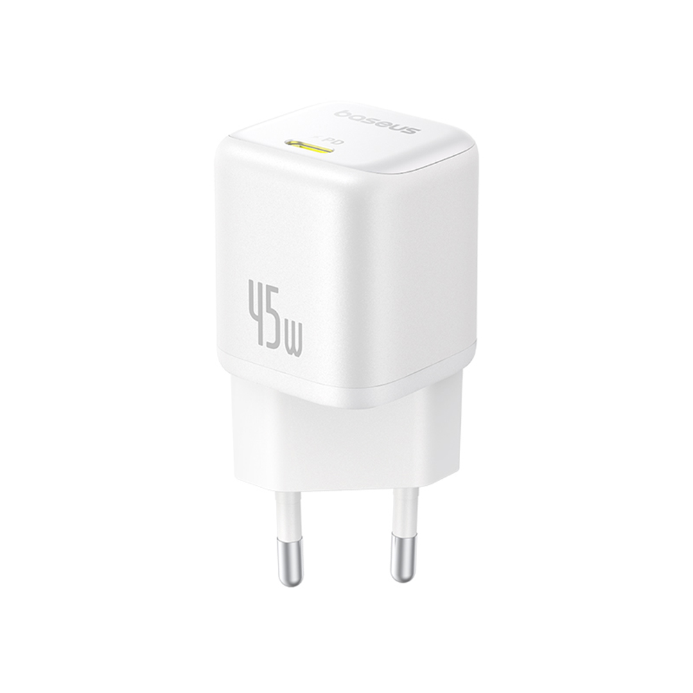 Зарядно устройство 220V BASEUS 45W, USB-C, PicoGo GaN (P10176800213-00) Зарядно устройство 220V BASEUS 45W, USB-C, PicoGo GaN (P10176800213-00)